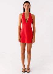 Mini-robe Roxe - Rouge