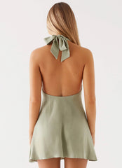 Robe dos nu en lin Counting Stars - Sauge