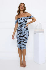 Robe midi Club Fit bleue