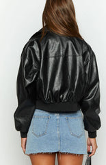 Veste courte Abbi noire