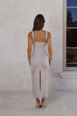 Robe Midi LUXE Spark Spell Argentée