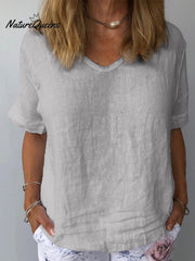 Women's Cotton & LinenCasual Top