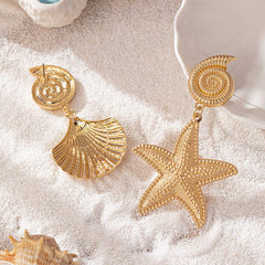 Idyllia Starfish Stud Earrings