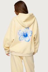 Sweat à capuche Tropical Bloom