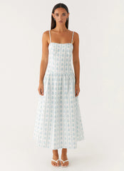 Robe midi Amelie – Imprimé Doux Rêve