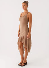 Robe midi Bessie - Beige