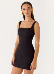 Mini-robe moulante courte - Noir