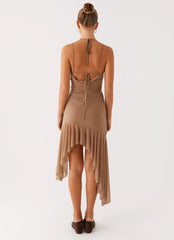 Robe midi Bessie - Beige