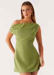 Robe Courte en Lin Lady Love - Cactus