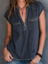 Women's Vintage Washed Denim Casual Jacket