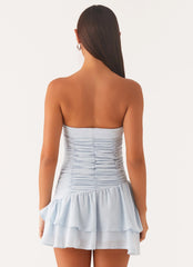 Mini-robe Viviana – Bleu layette