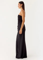 Robe longue Champagne Skies - Noire