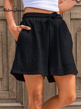 Women's Solid Color Casual Shorts