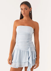 Mini-robe Viviana – Bleu layette