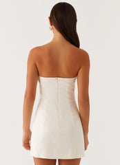 Mini-robe Kessie - Ivoire