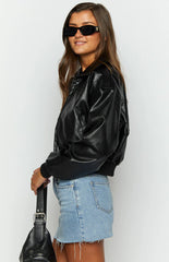 Veste courte Abbi noire