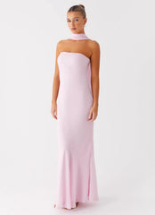Robe longue Under The Pagoda - Rose