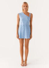 Mini-robe Poppy - Bleu layette