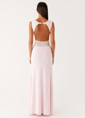 Robe longue Love Tease - Rose pâle