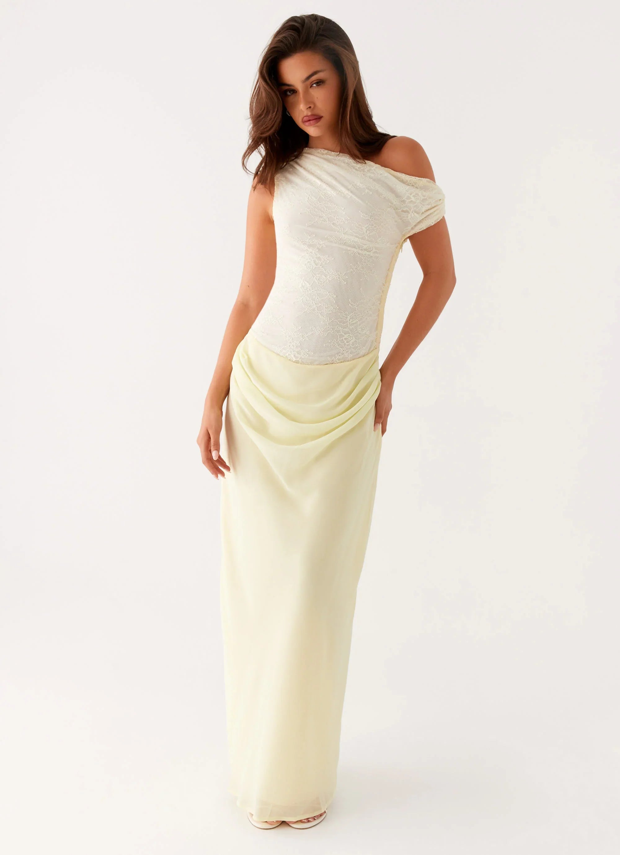 Robe longue Lili – Jaune