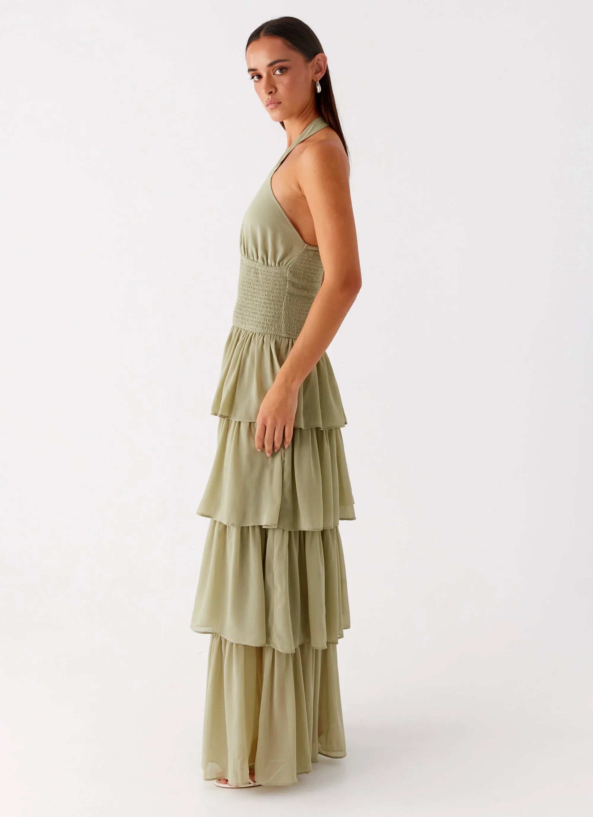 Robe longue Salma – Sauge