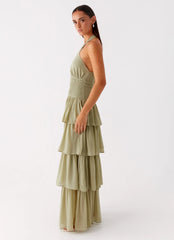 Robe longue Salma – Sauge