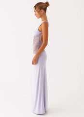 Robe longue Lucinda - Lilas