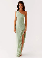 Robe longue Clarence - Sauge