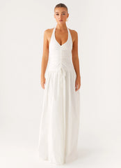 Robe longue Narnie - Ivoire