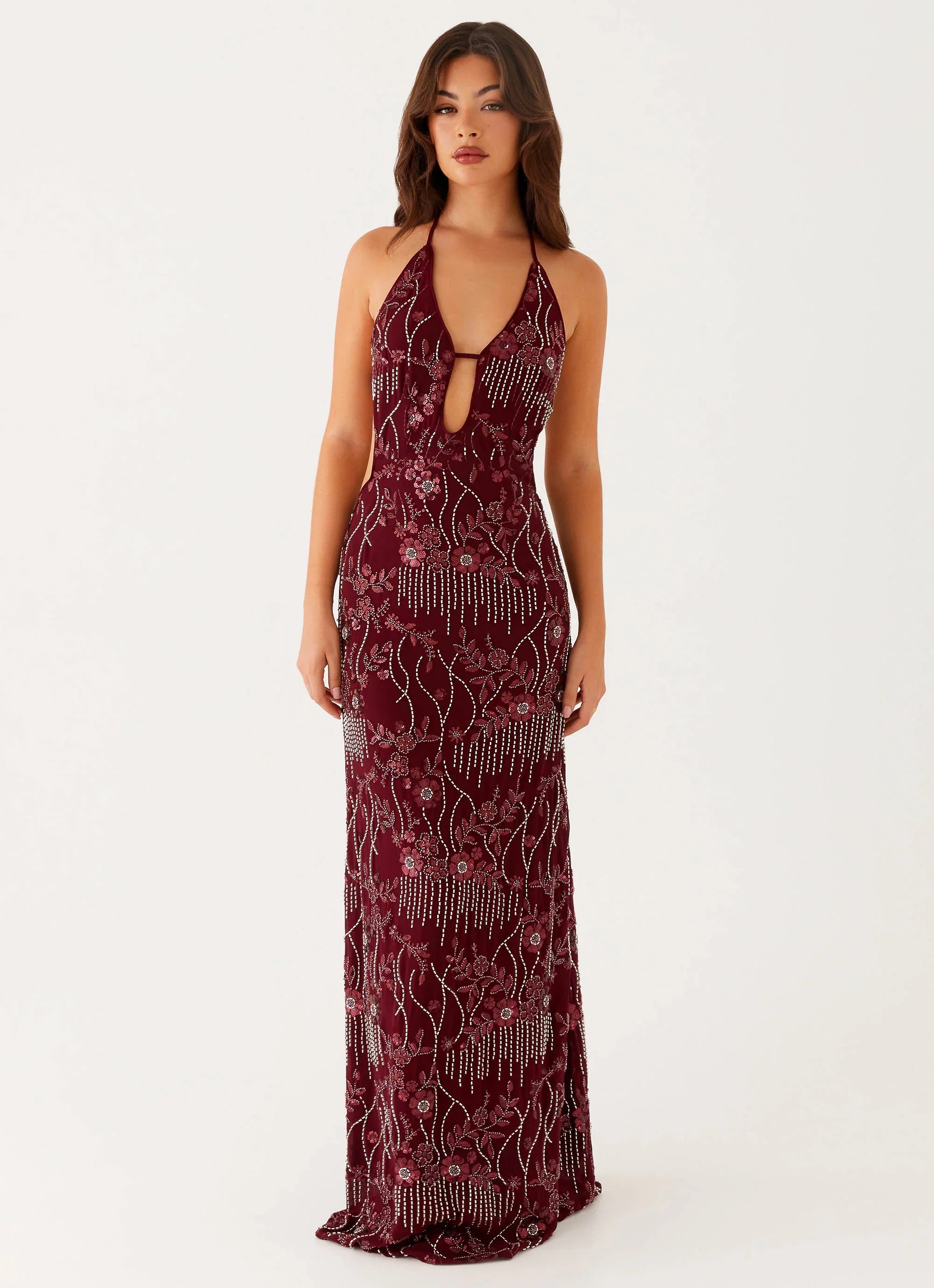 Robe longue All For Love - Bourgogne