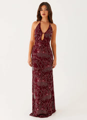 Robe longue All For Love - Bourgogne