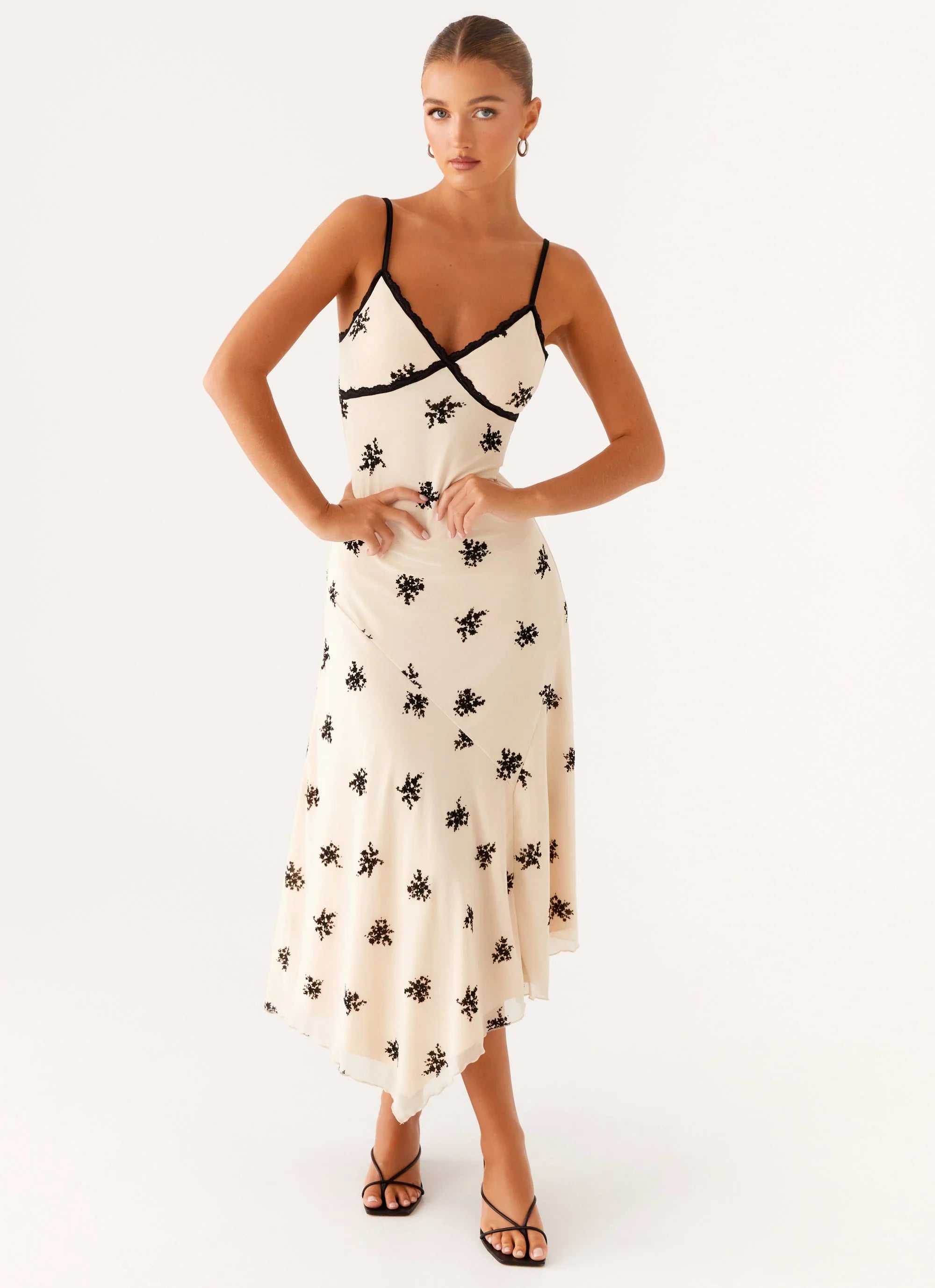 Robe midi Amelia - Nude