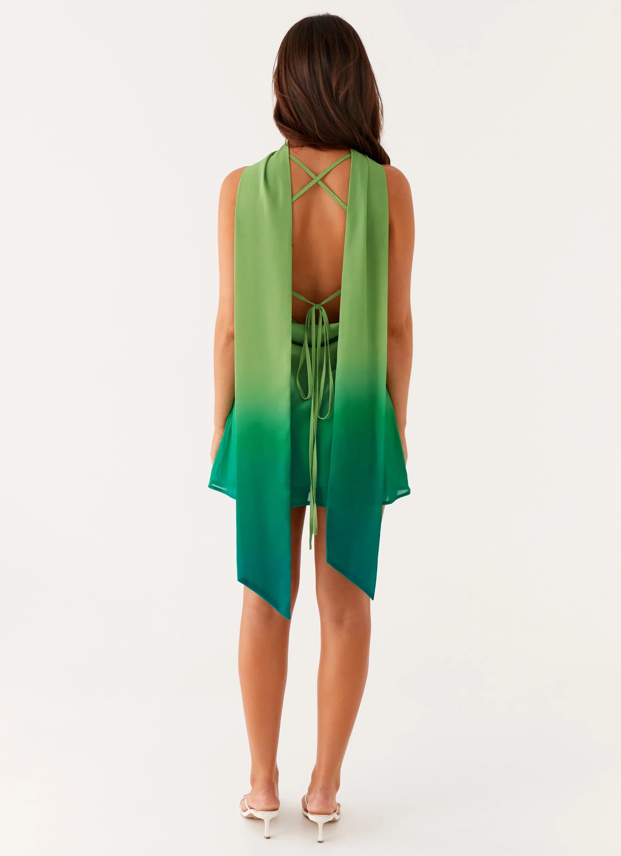 Mini-robe Parma - Vert ombré