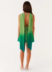 Mini-robe Parma - Vert ombré