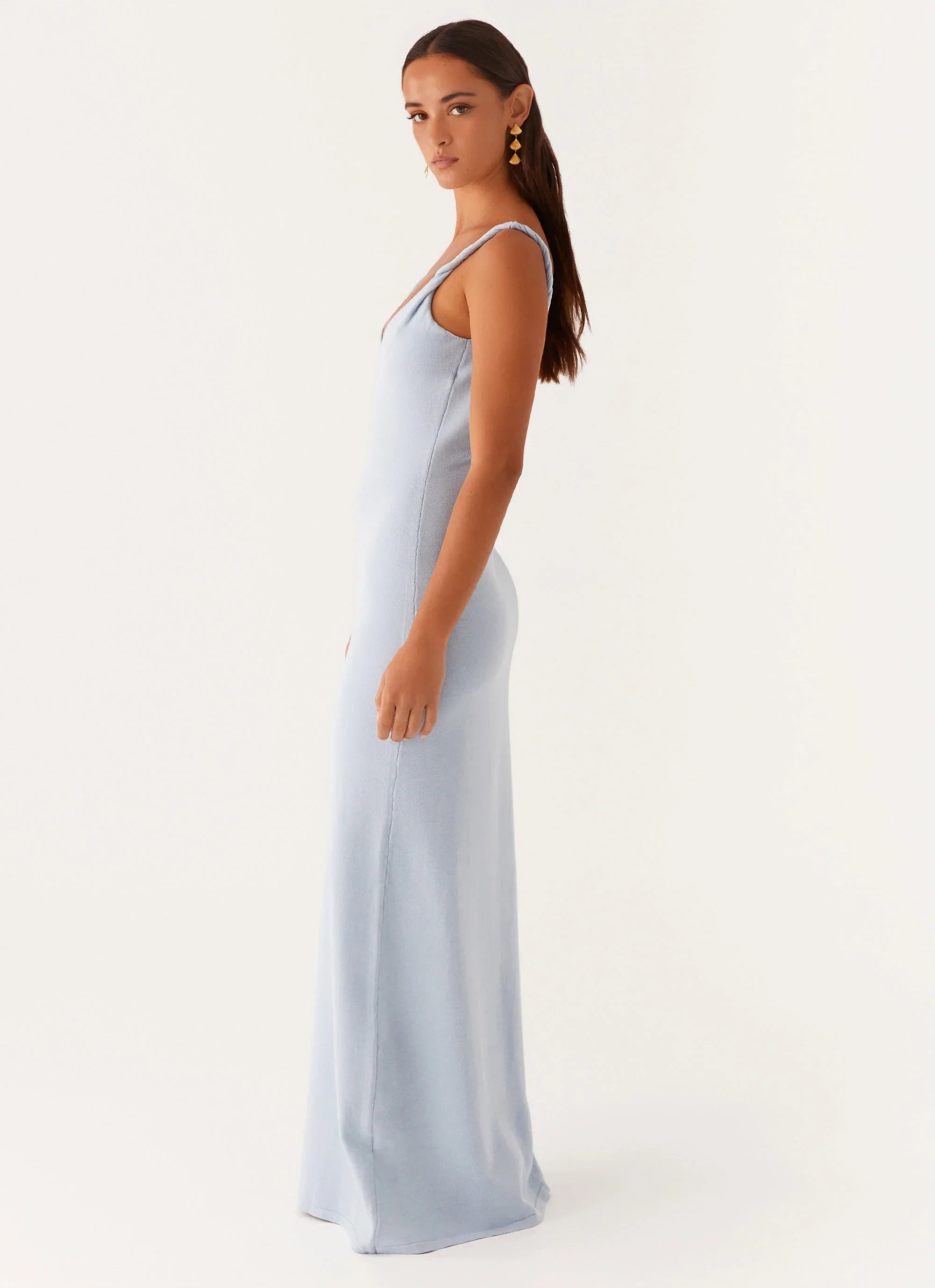 Robe longue Anastasia - Bleu