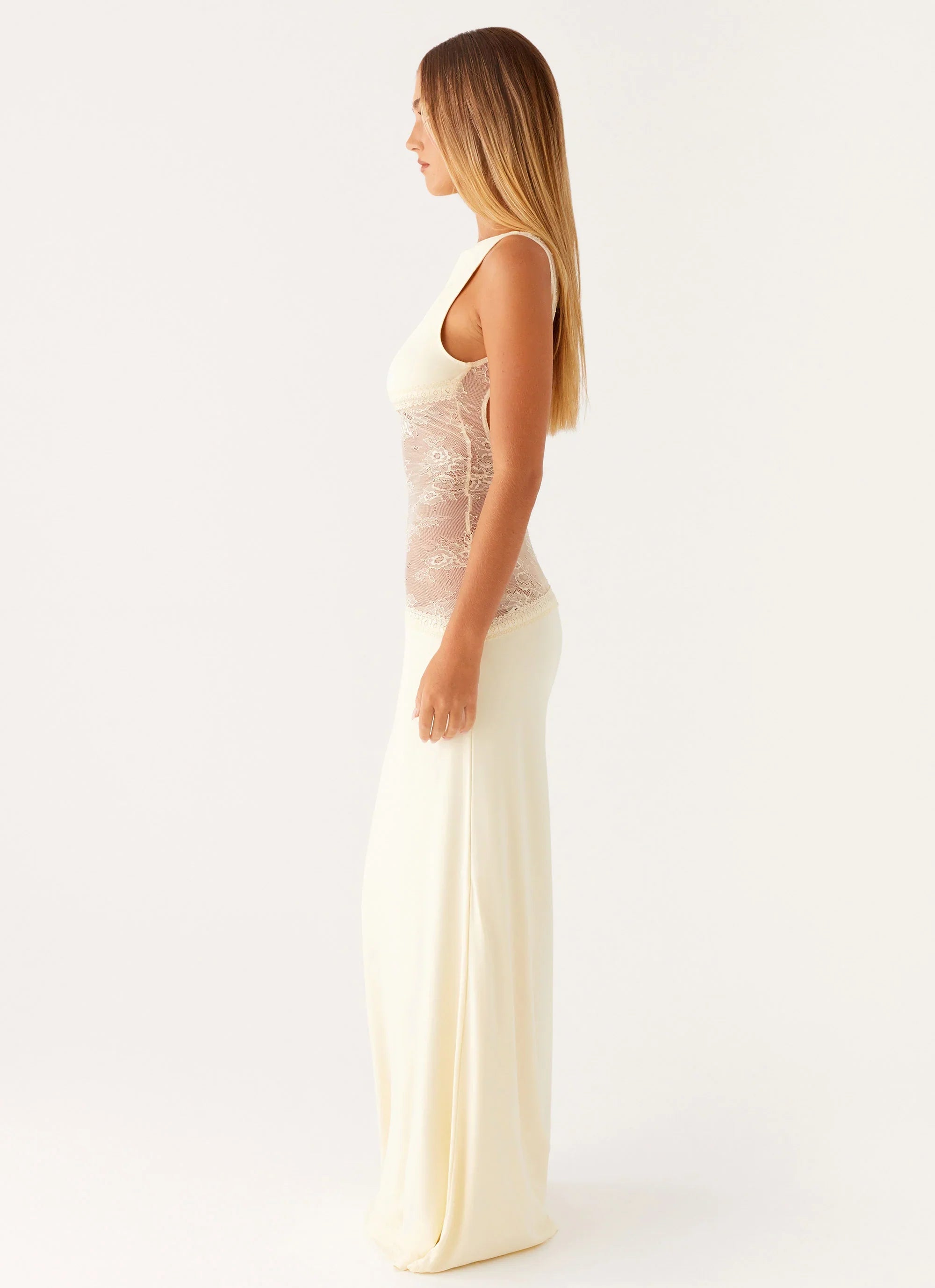 Robe longue Lucinda - Jaune