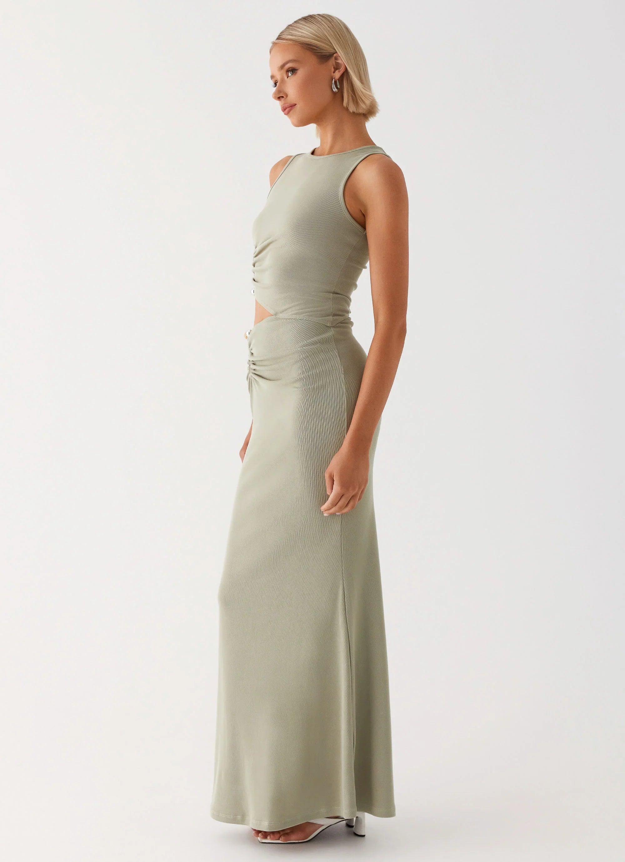 Robe longue Lennox - Sauge