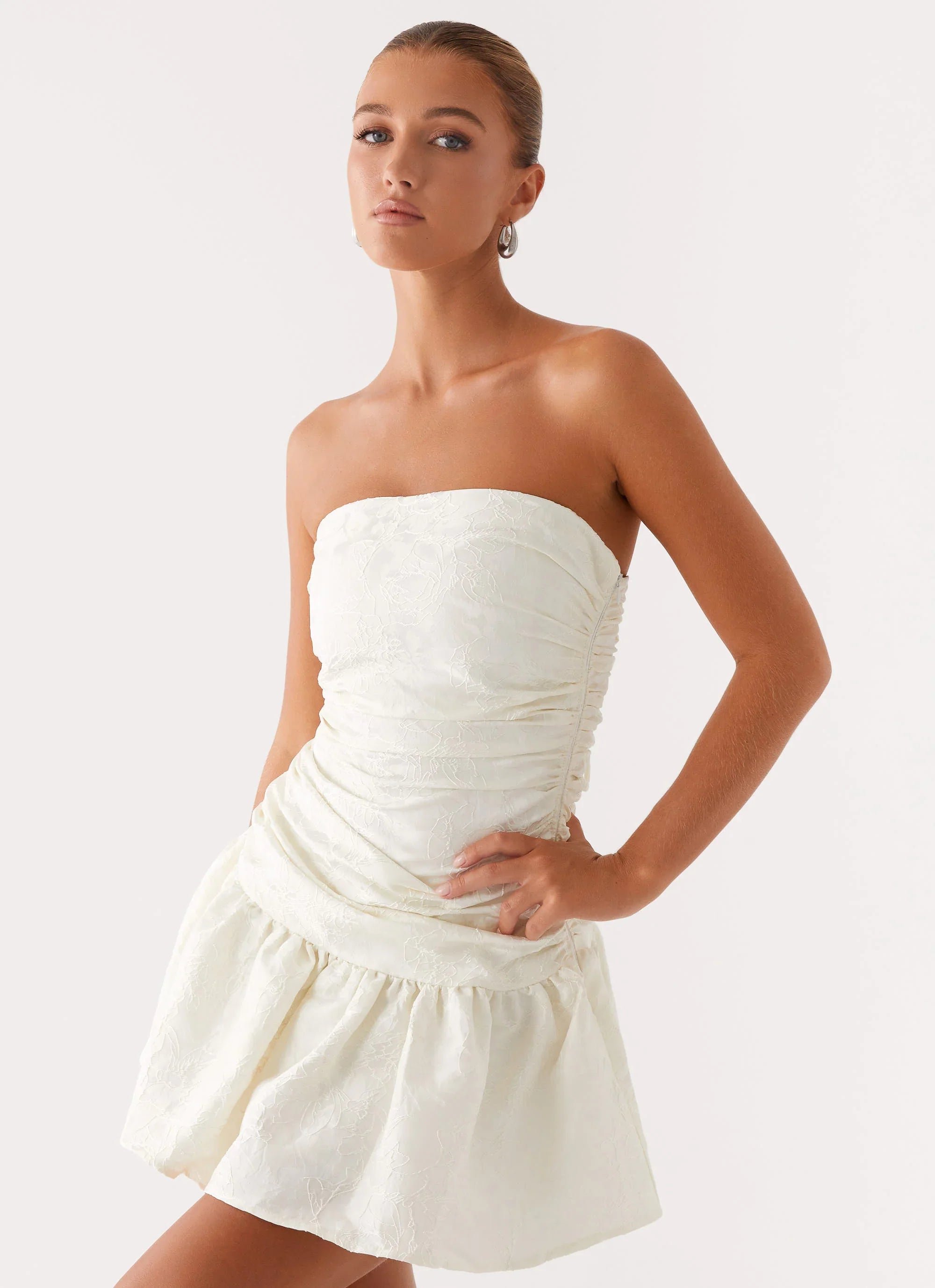 Mini-robe Rayon de lumière - Blanc