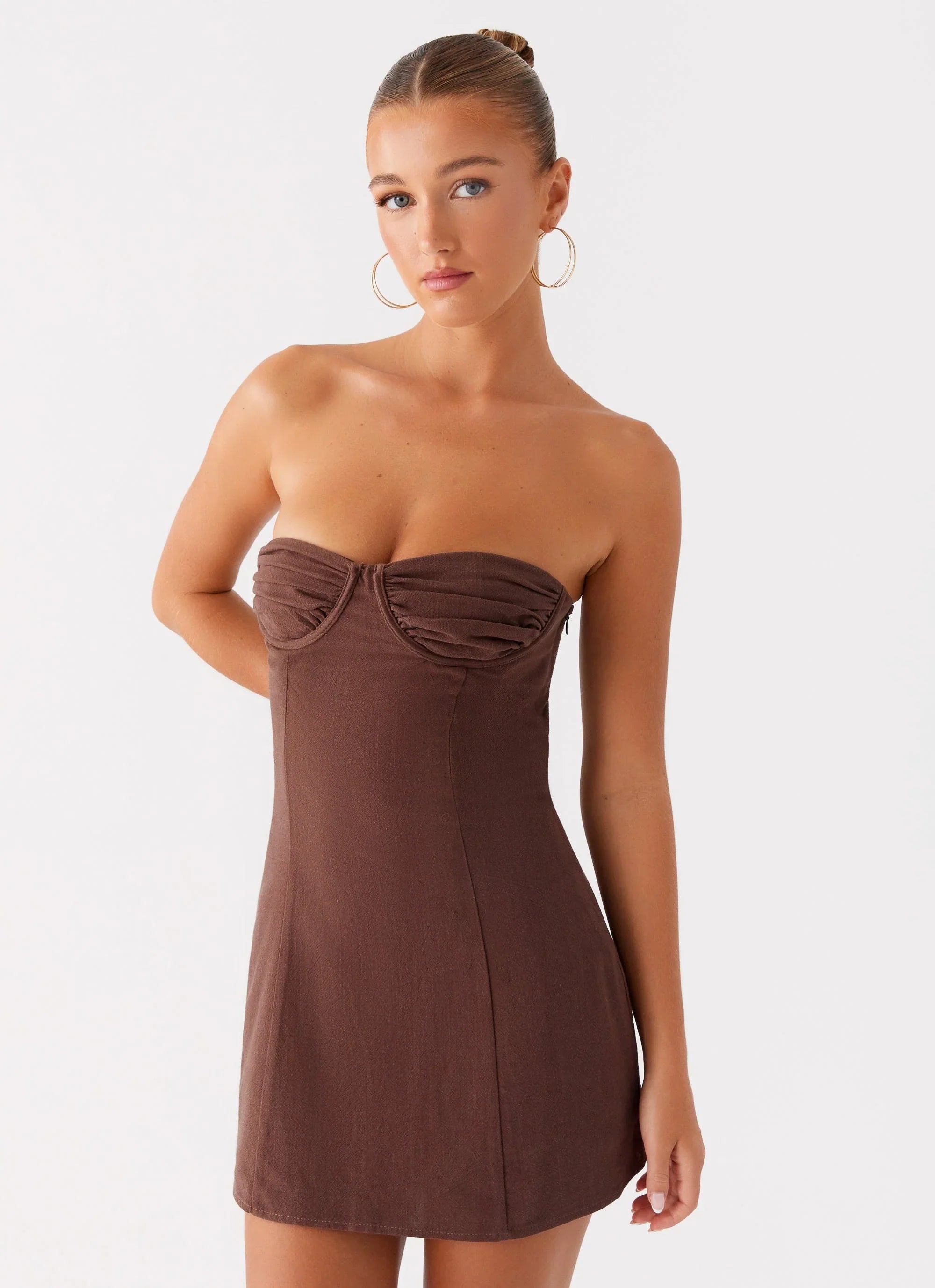 Mini-robe Ludo - Chocolat