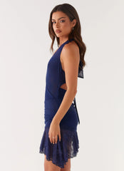 Robe courte Raphaela - Marine
