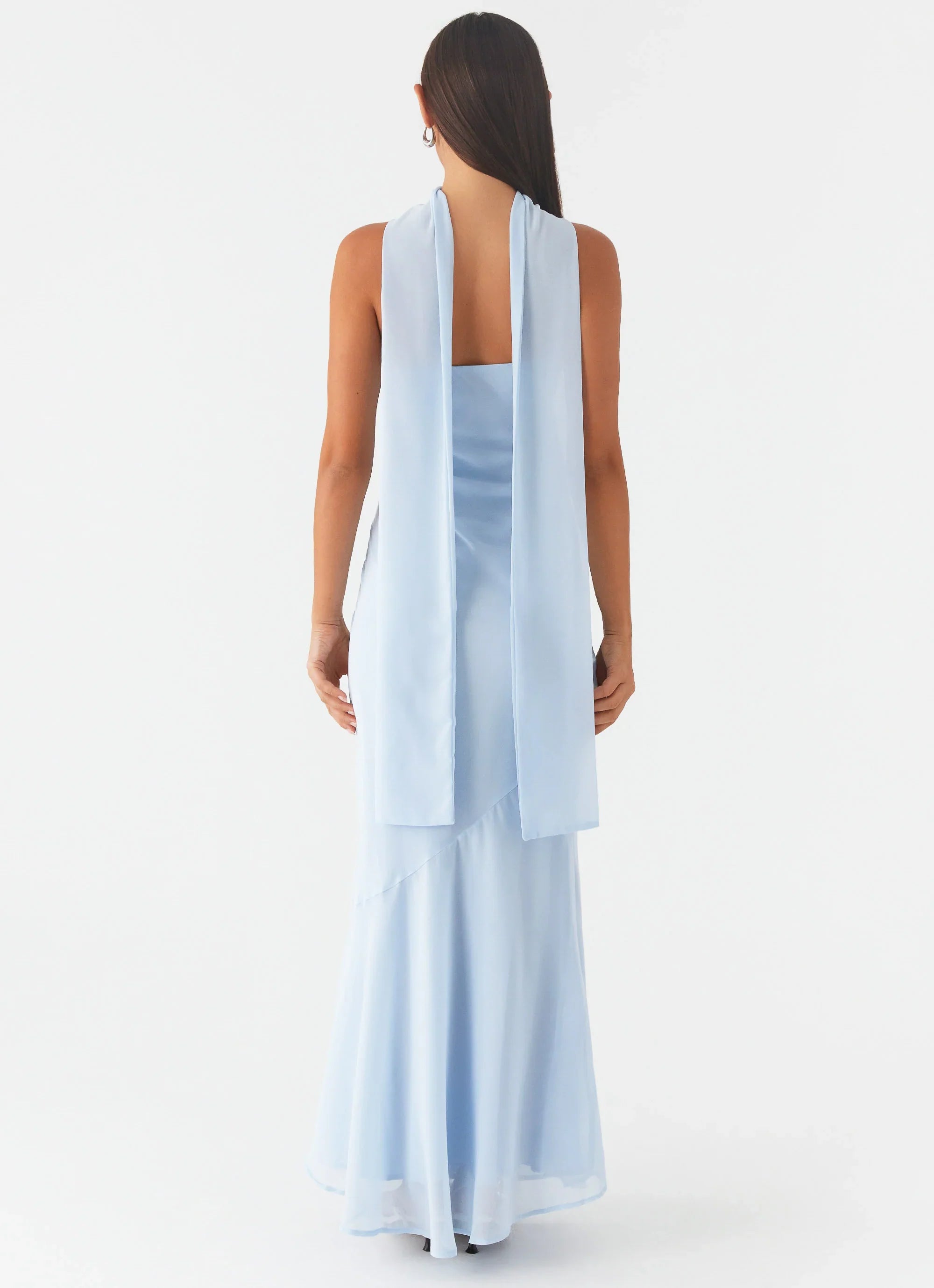 Robe longue Under The Pagoda - Bleu