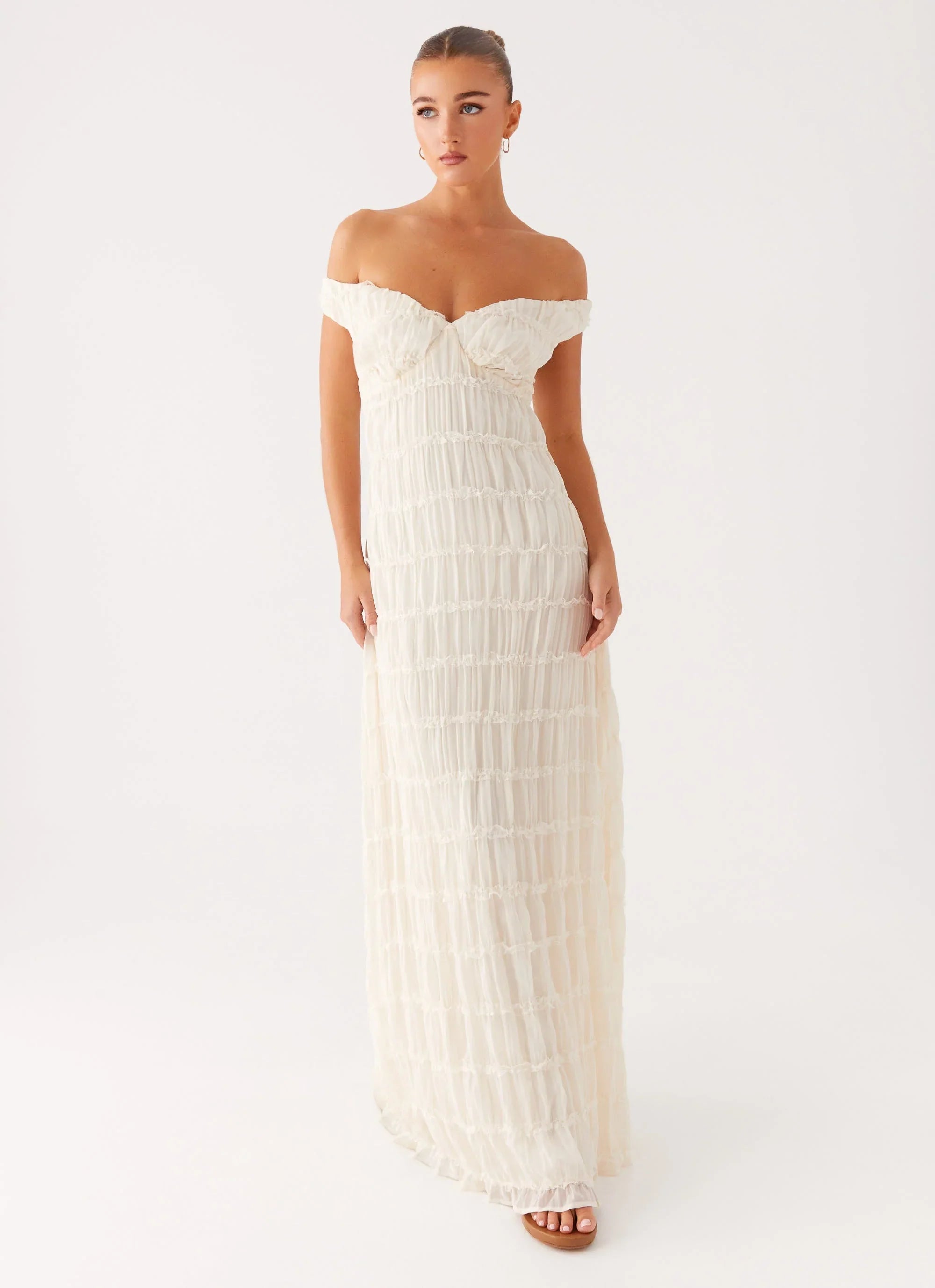 Robe longue Embrace - Ivoire