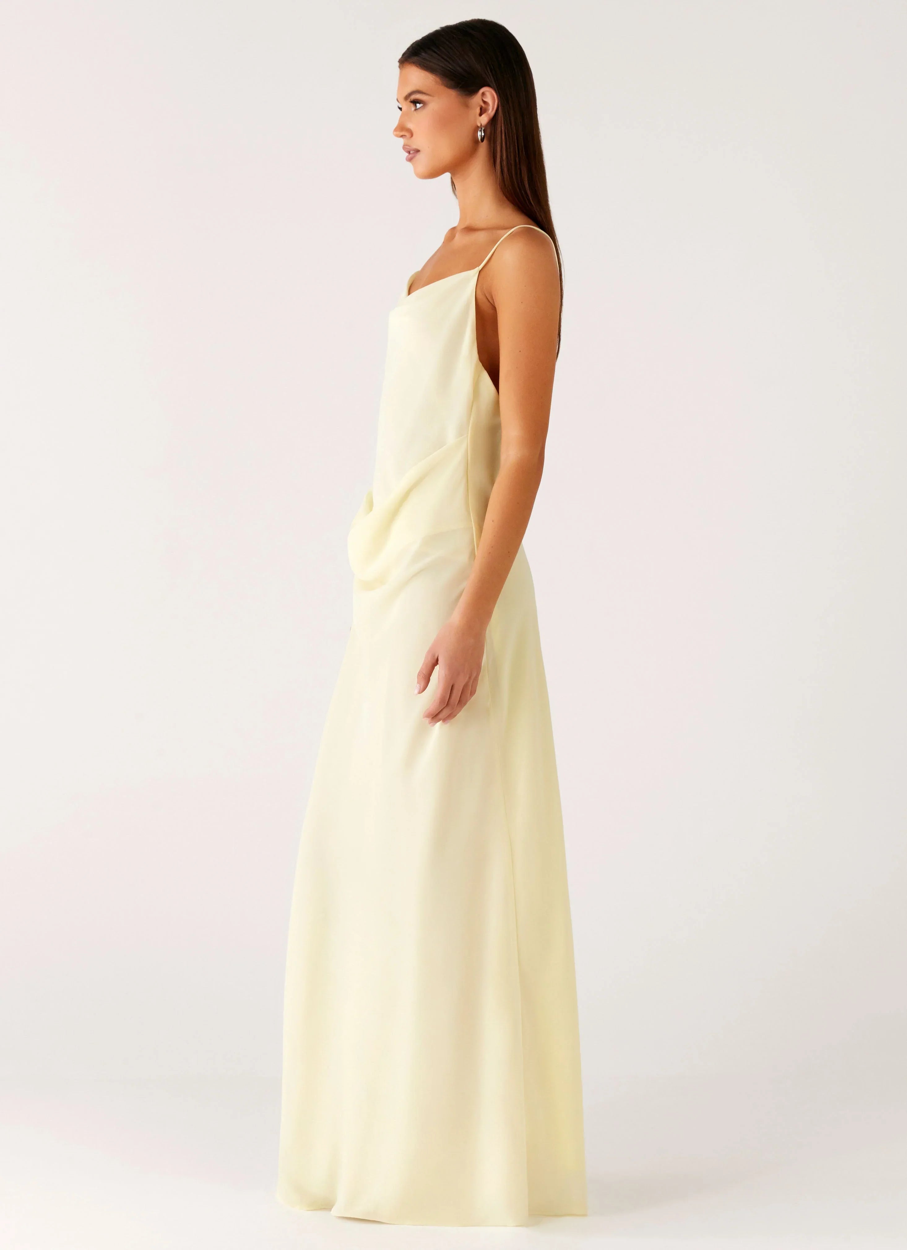 Robe longue Oliana - Jaune