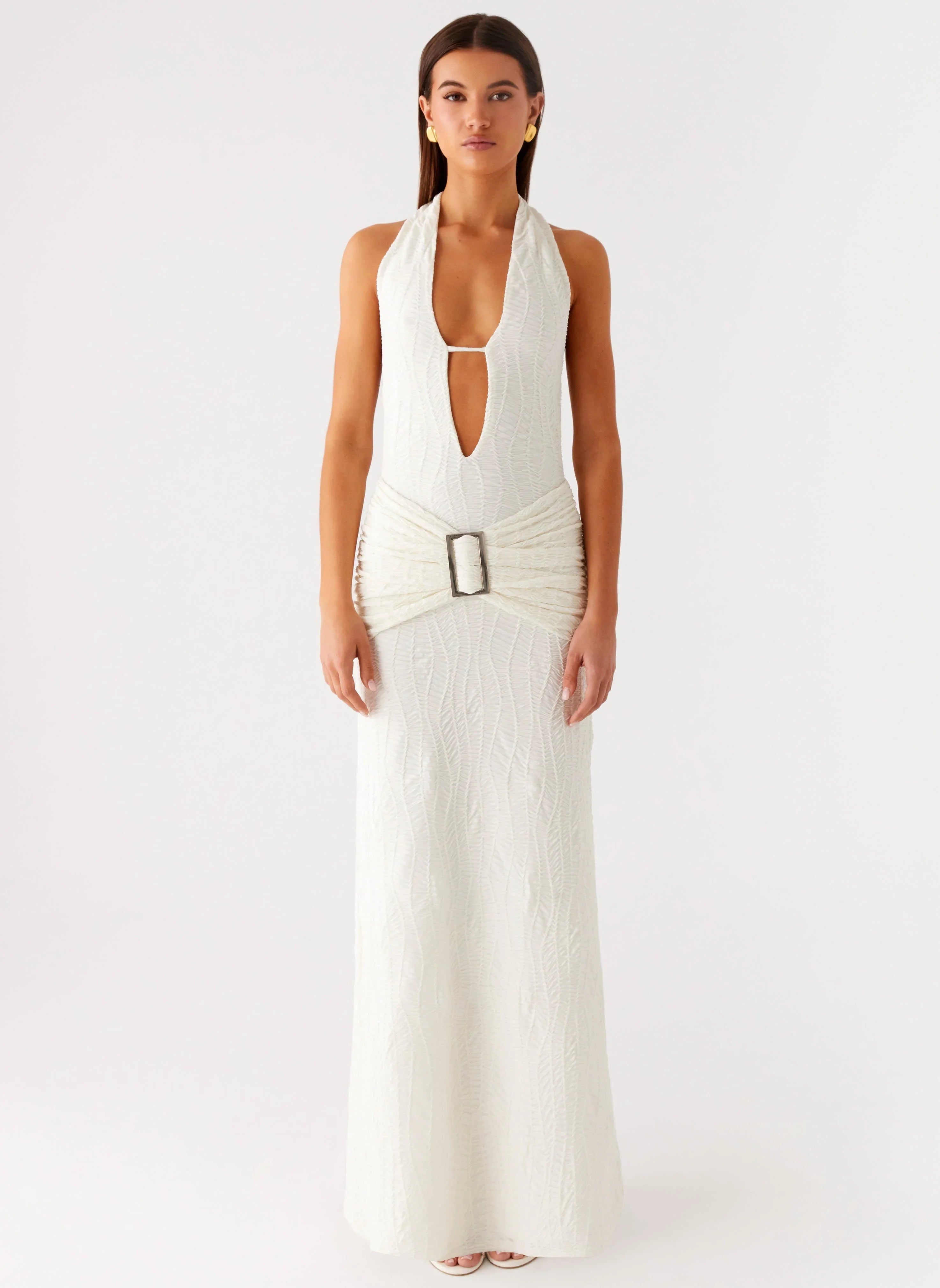 Robe longue Smoke Ivy - Blanche