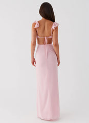 Robe longue Silvie - Rose