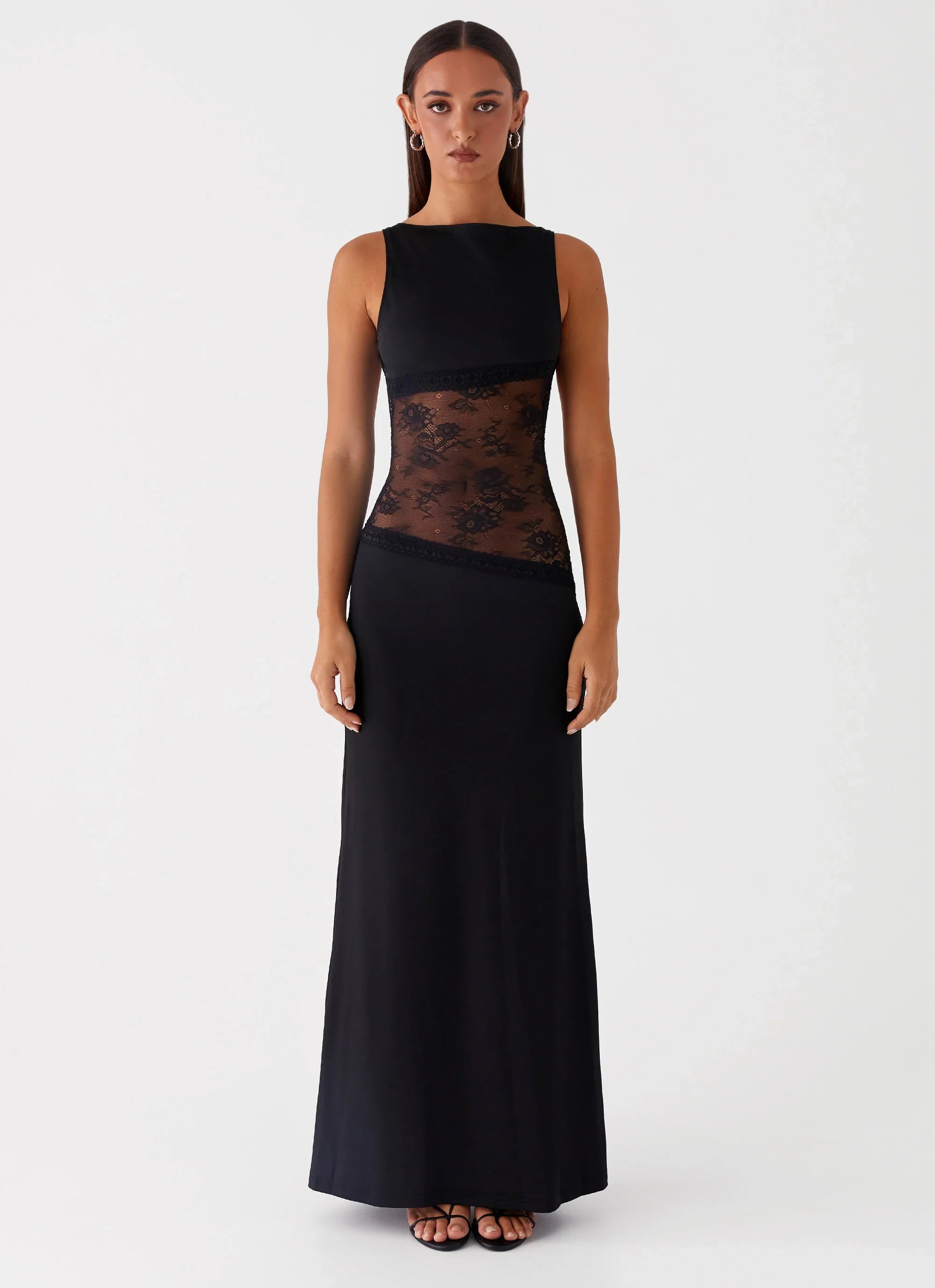 Robe longue Lucinda - Noir