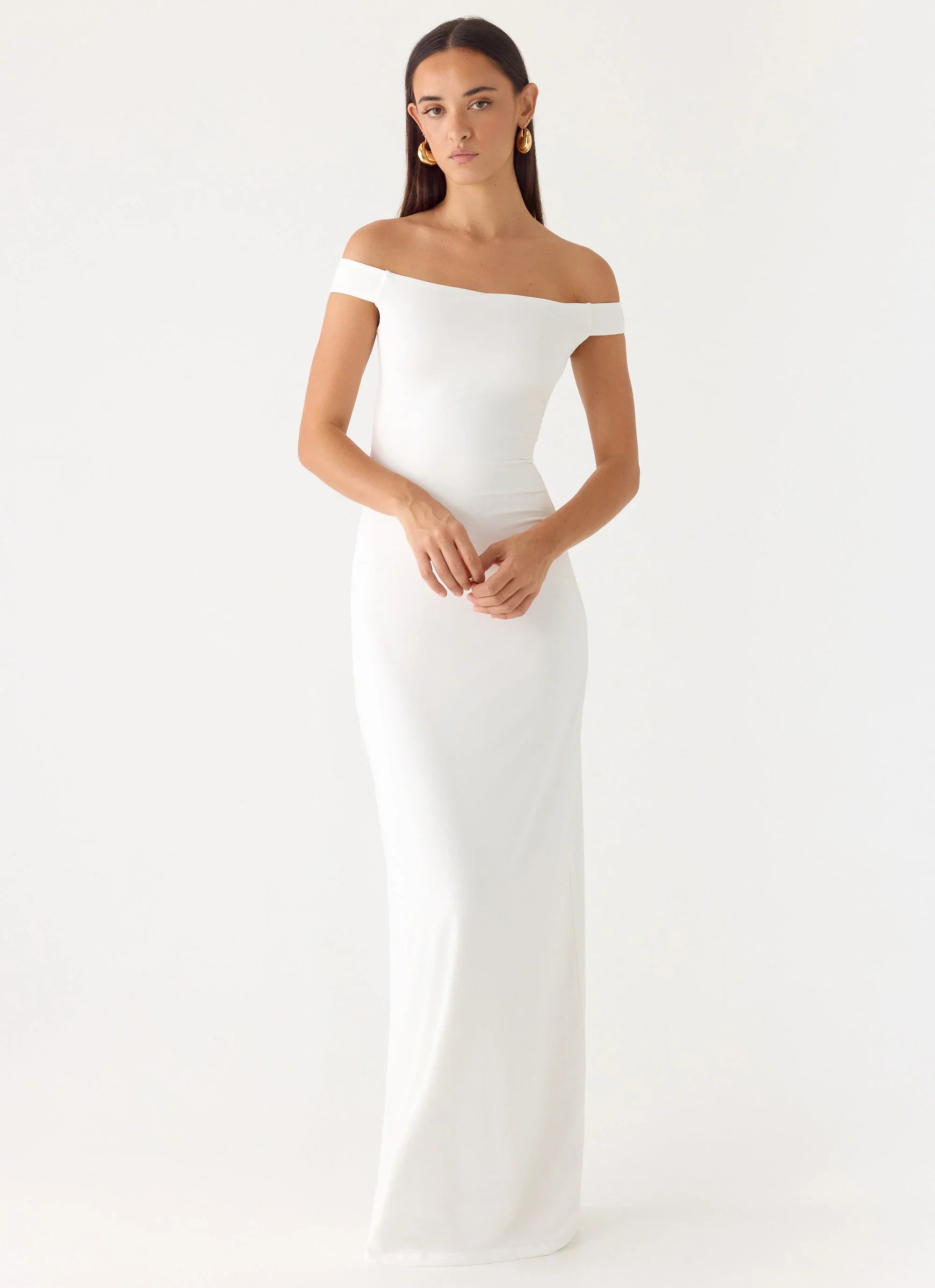 Robe longue New Intentions - Blanc
