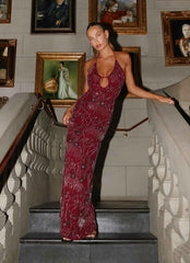 Robe longue All For Love - Bourgogne