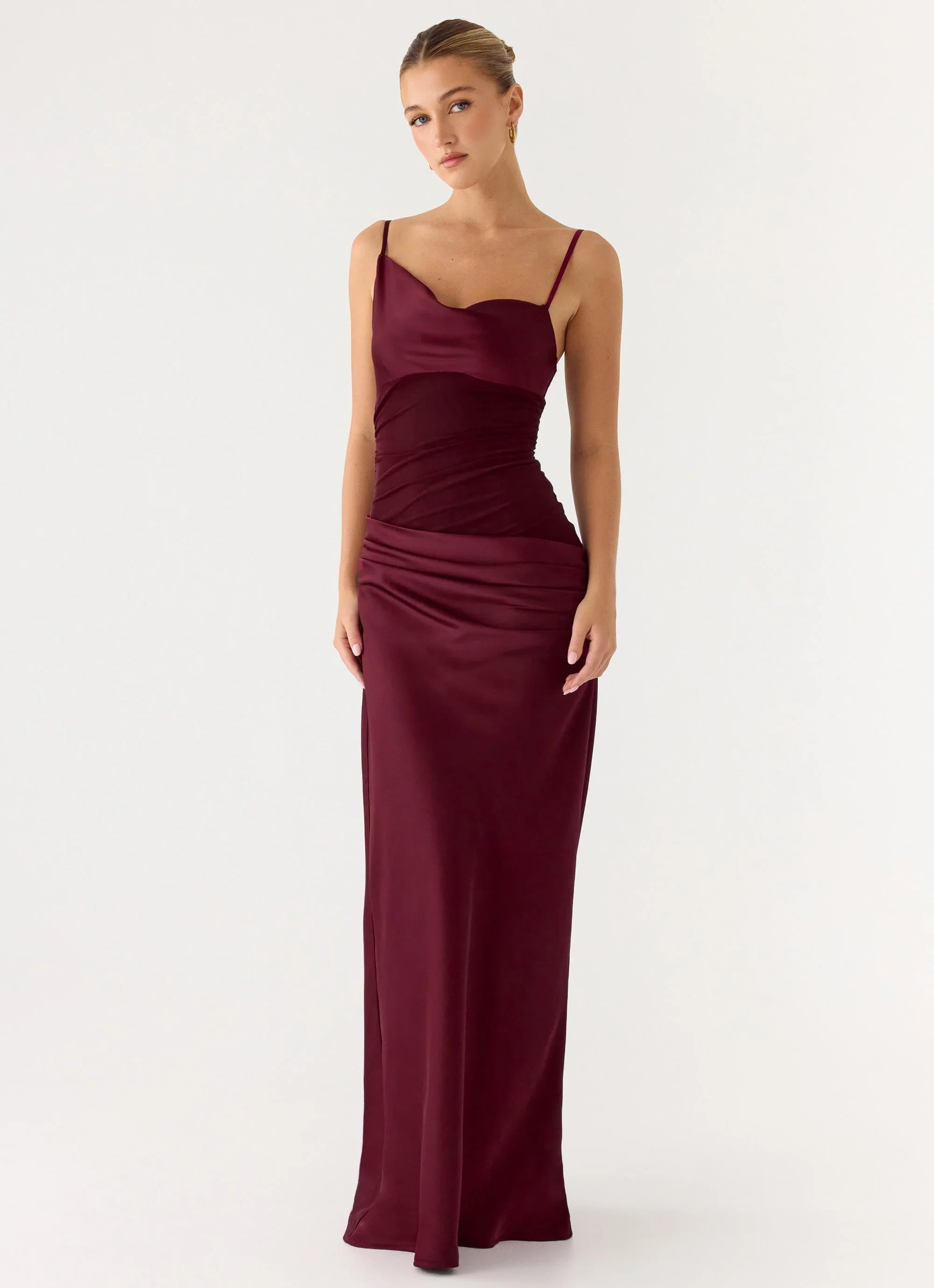 Robe longue Eternal Energy - Merlot