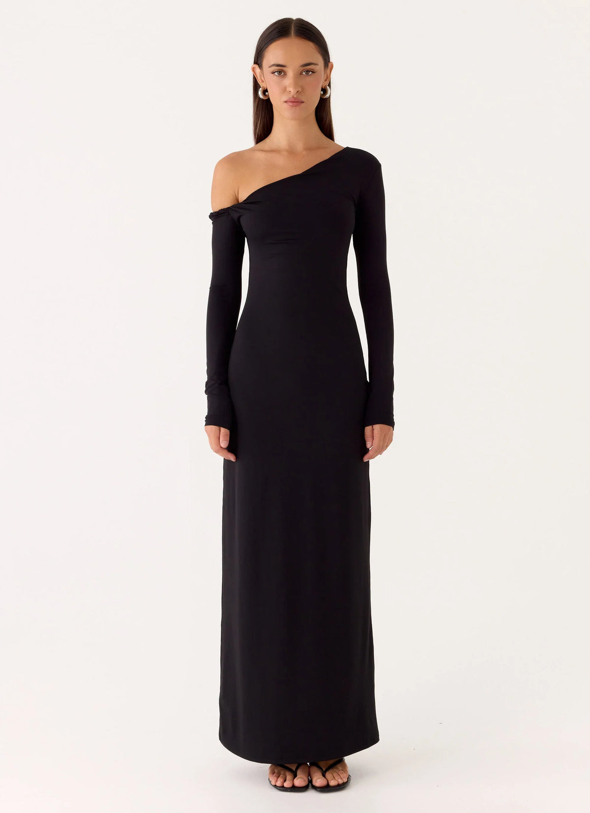 Robe longue Jordana Twist - Noire